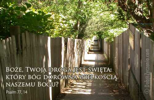 Psalm 77: BoÅ¼e, Twoja droga jest Å›wiÄ™ta...