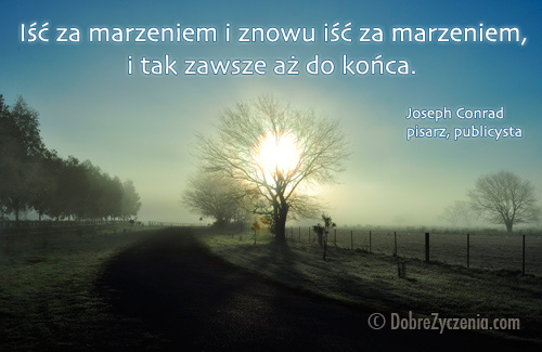 IÅ›Ä‡ za marzeniem... i tak zawsze aÅ¼ do koÅ„ca.